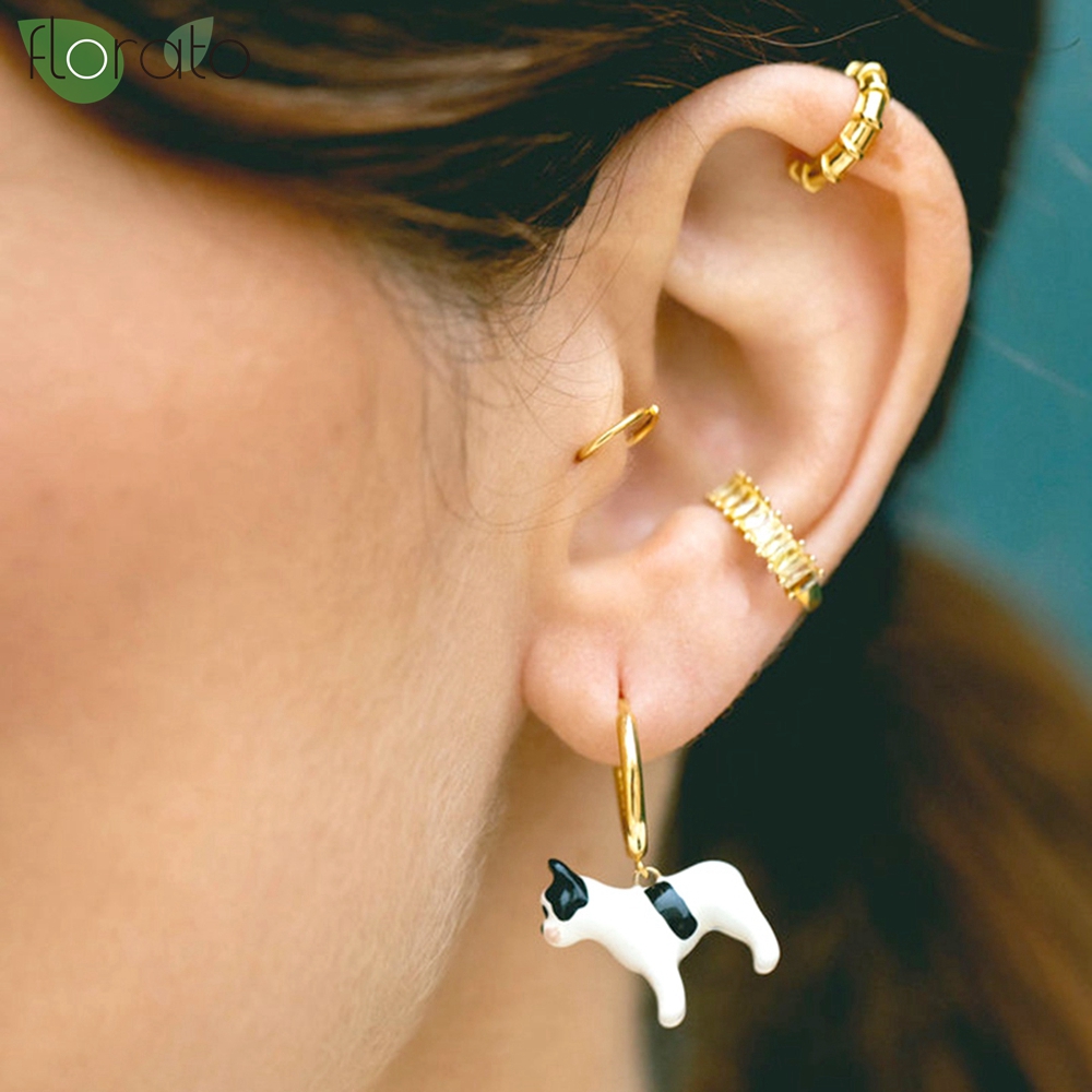 Ear Cuff No Piercing - 1 pièce Boucles d'oreilles clip en