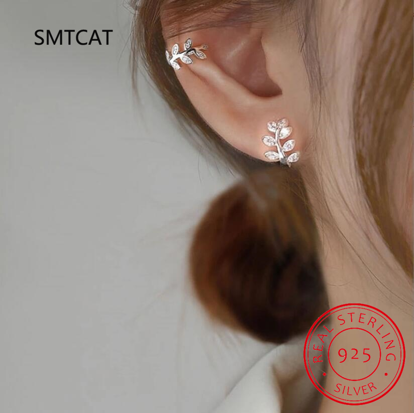 Ear Cuff No Piercing - Manchette d'oreille en argent regardé 925