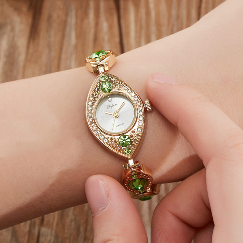 Jewelry Clasp Watches - Femmes de luxe Bracelet montres diamant