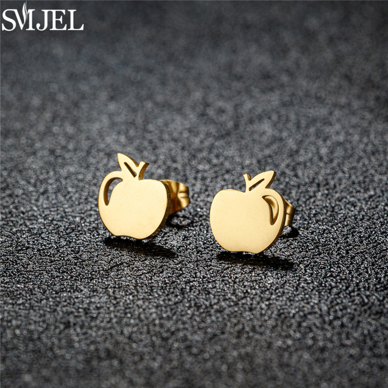 Eve Jewelry & Watches Distribuidor Oficial Rolex - Boucles d'oreilles drôles en acier inoxydable