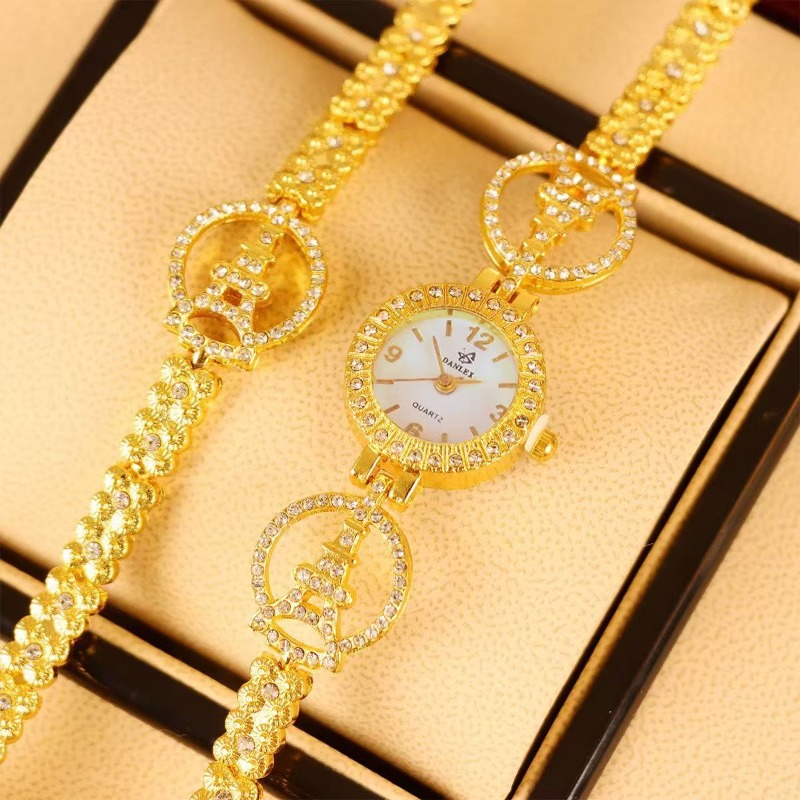 Jewelry Diamond Watches - 2 montres-bracelets de luxe en diamant