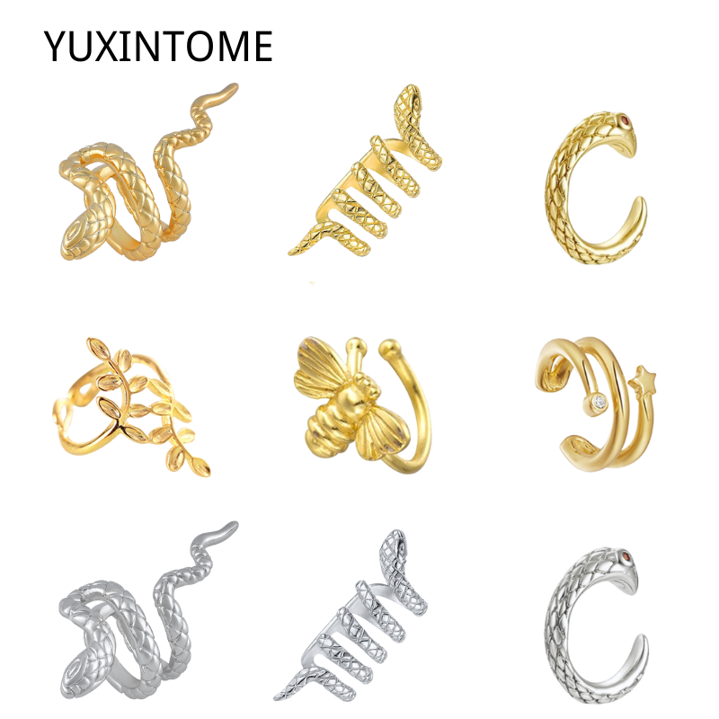 Ear Cuff No Piercing - Boucles d'oreilles à Clip en argent