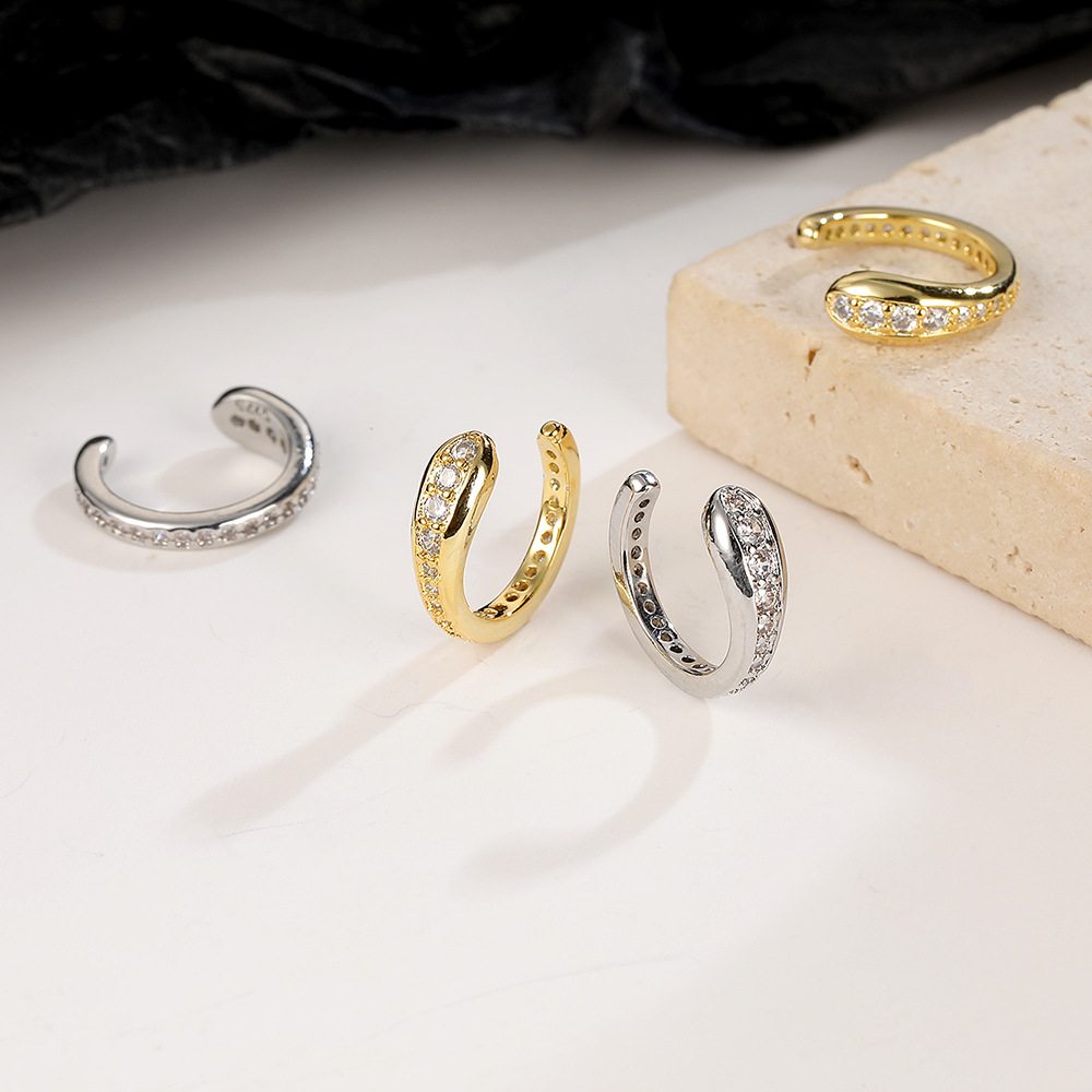 Ear Cuff No Piercing - Boucles d'oreilles en argent Sterling 925