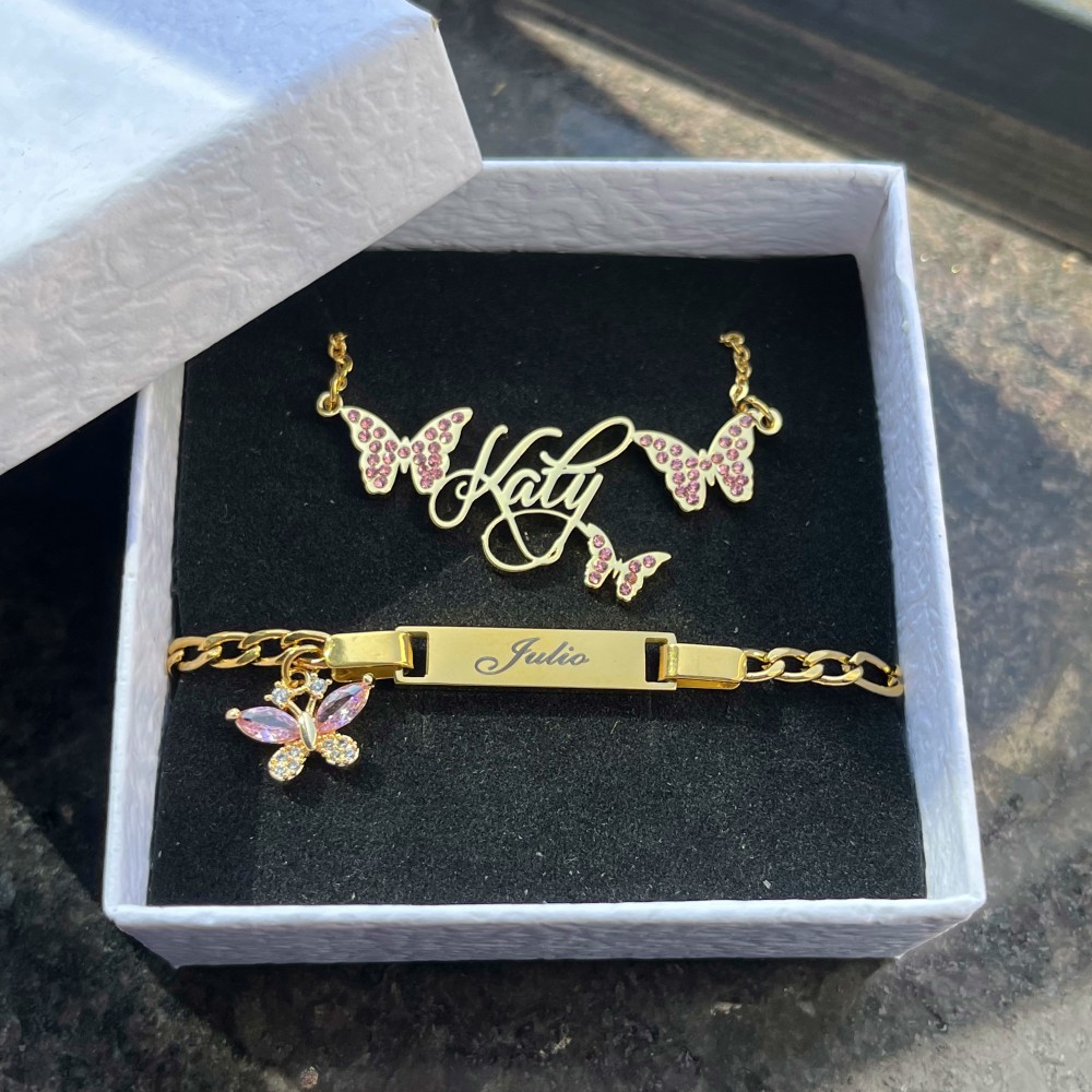 DUOYING-Collier personnalisé a - Engraved Name Necklace avis et prix