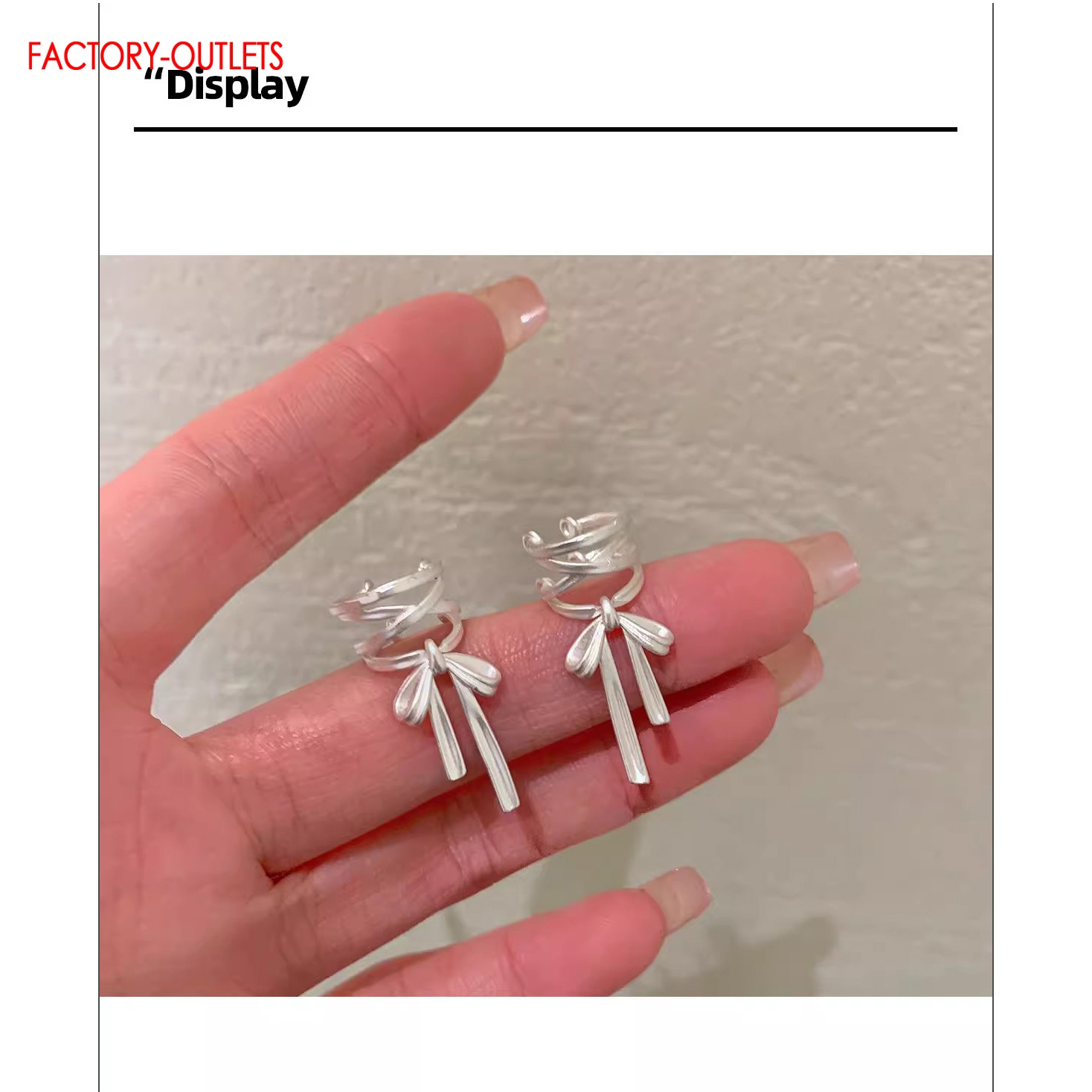Boucles d'oreilles en argent S - Ear Cuff No Piercing avis et prix