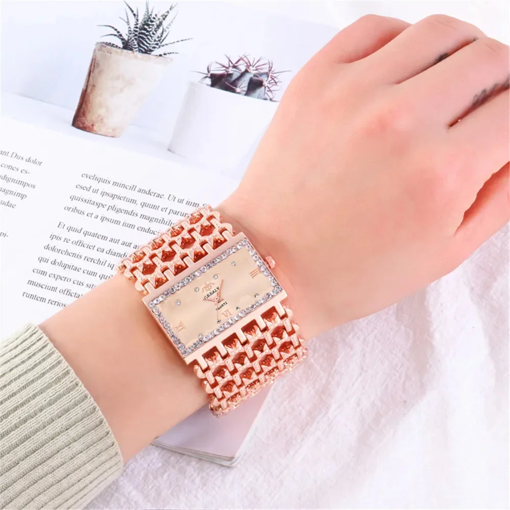Montre à quartz de luxe pour f - Jewelry Diamond Watches avis et prix