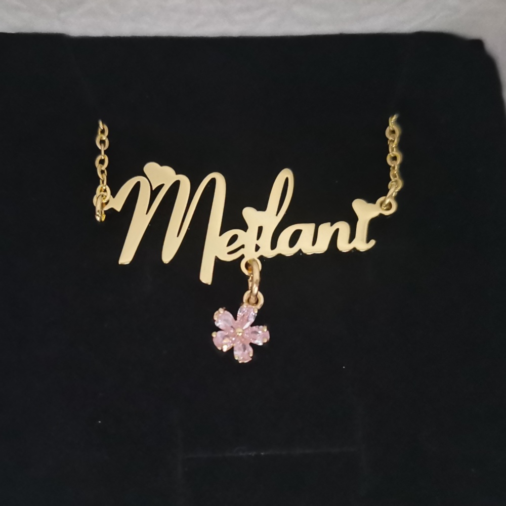 LeeChee-Ensemble de bijoux per - Engraved Name Necklace avis et prix