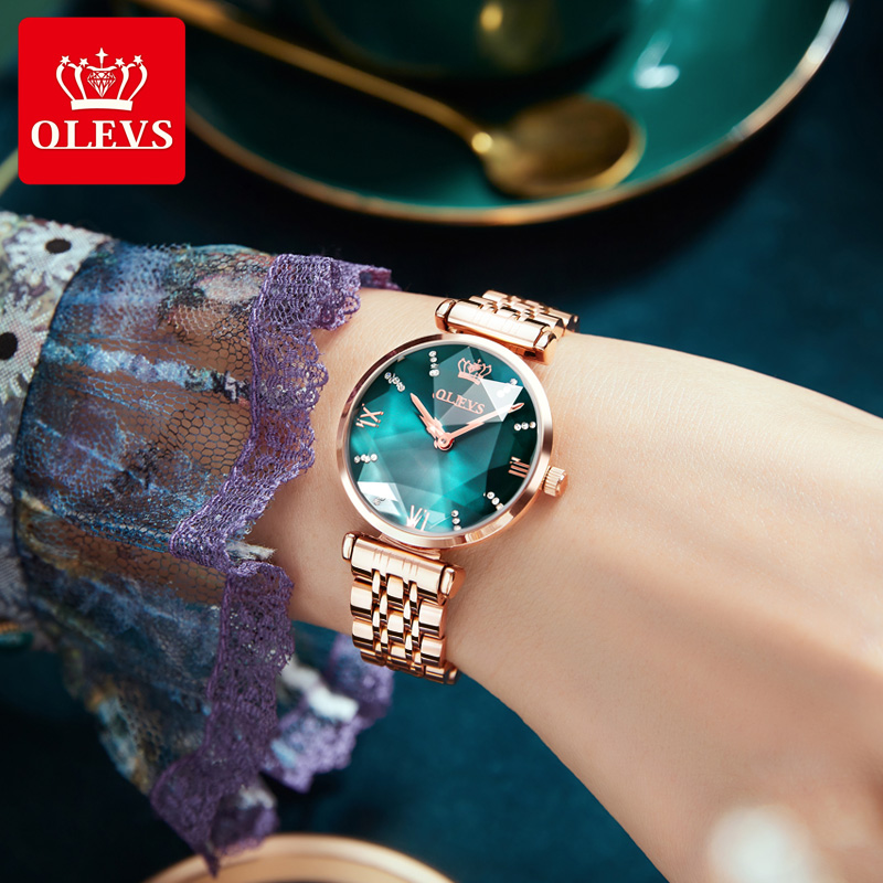 OLEVS-Montre à Quartz avec Bra - Jewelry Diamond Watches avis et prix