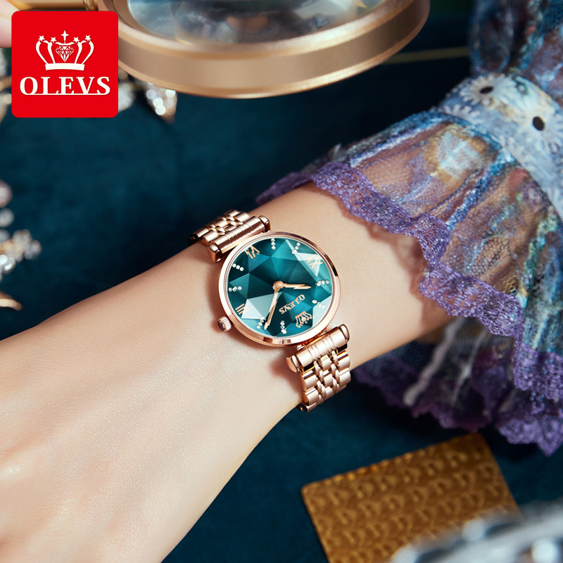 OLEVS-Montre à Quartz avec Bra - Jewelry Diamond Watches avis et prix