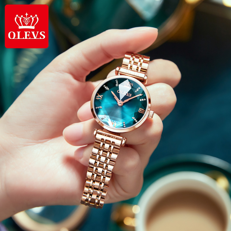 OLEVS-Montre à Quartz avec Bra - Jewelry Diamond Watches avis et prix