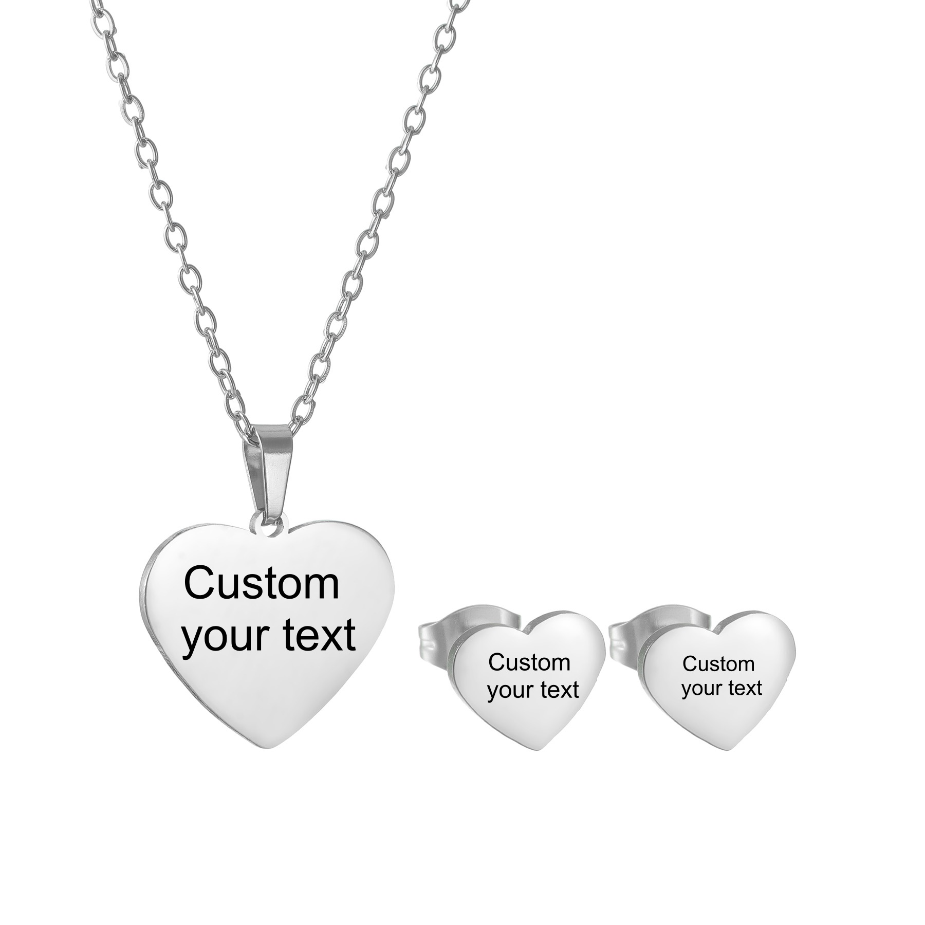 Ensemble de bijoux personnalis - Engraved Name Necklace avis et prix