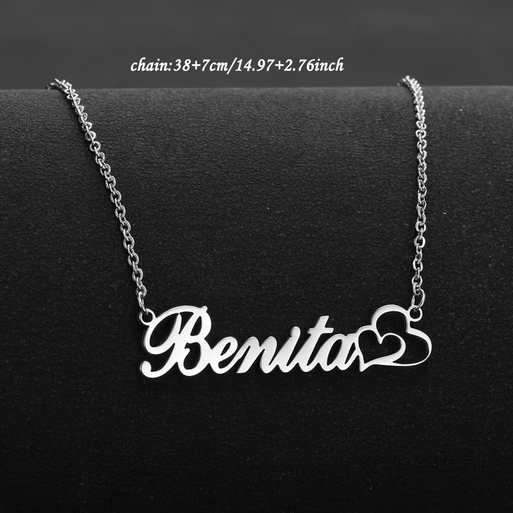 Collier personnalisé à double  - Engraved Name Necklace avis et prix