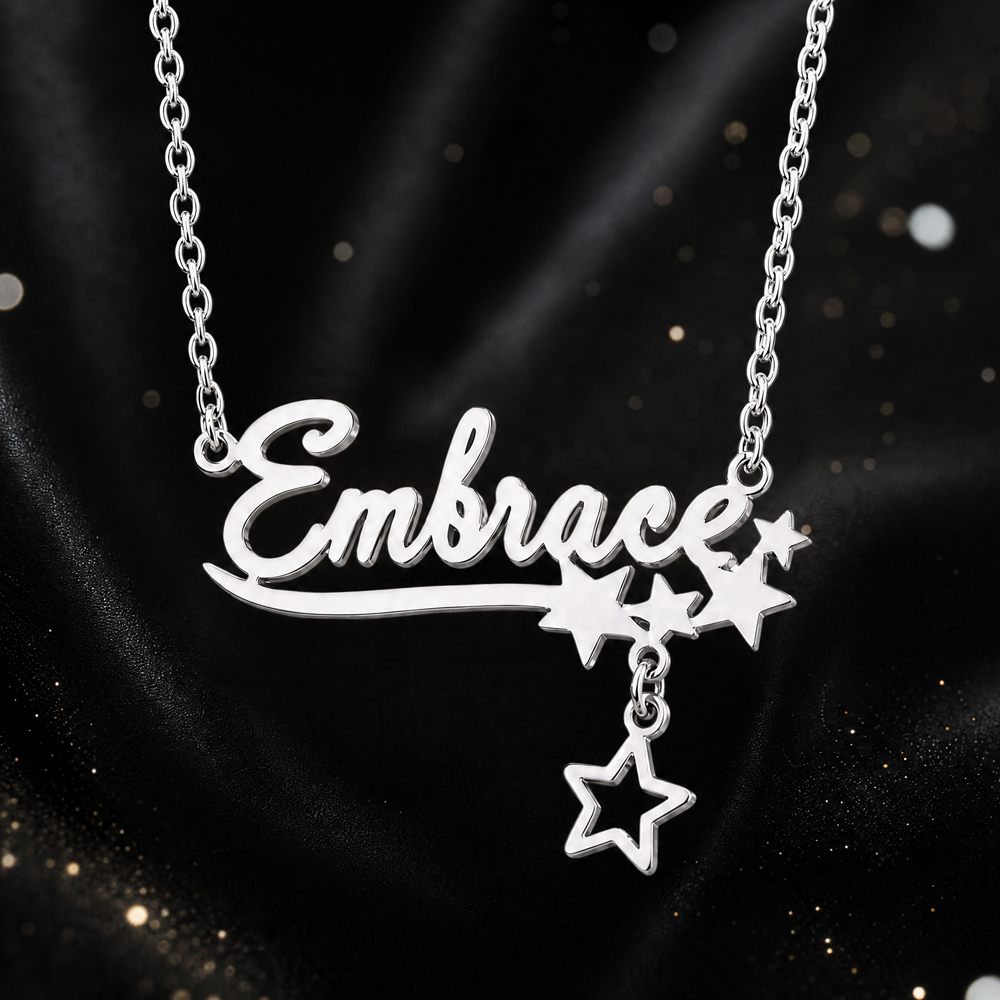 Collier personnalisé avec nom  - Engraved Name Necklace avis et prix